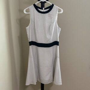 Mossimo Supply Co. Black and White Striped Mini Dress